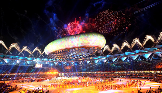 อินเดียเปิดการแข่งขันกีฬาเครือจักรภพแล้ว