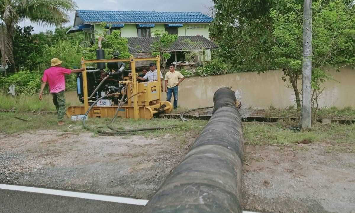 "กรมชลประทาน" เร่งแก้ปัญหาน้ำท่วนฉับพลัน ลดผลกระทบชาวพัทลุง