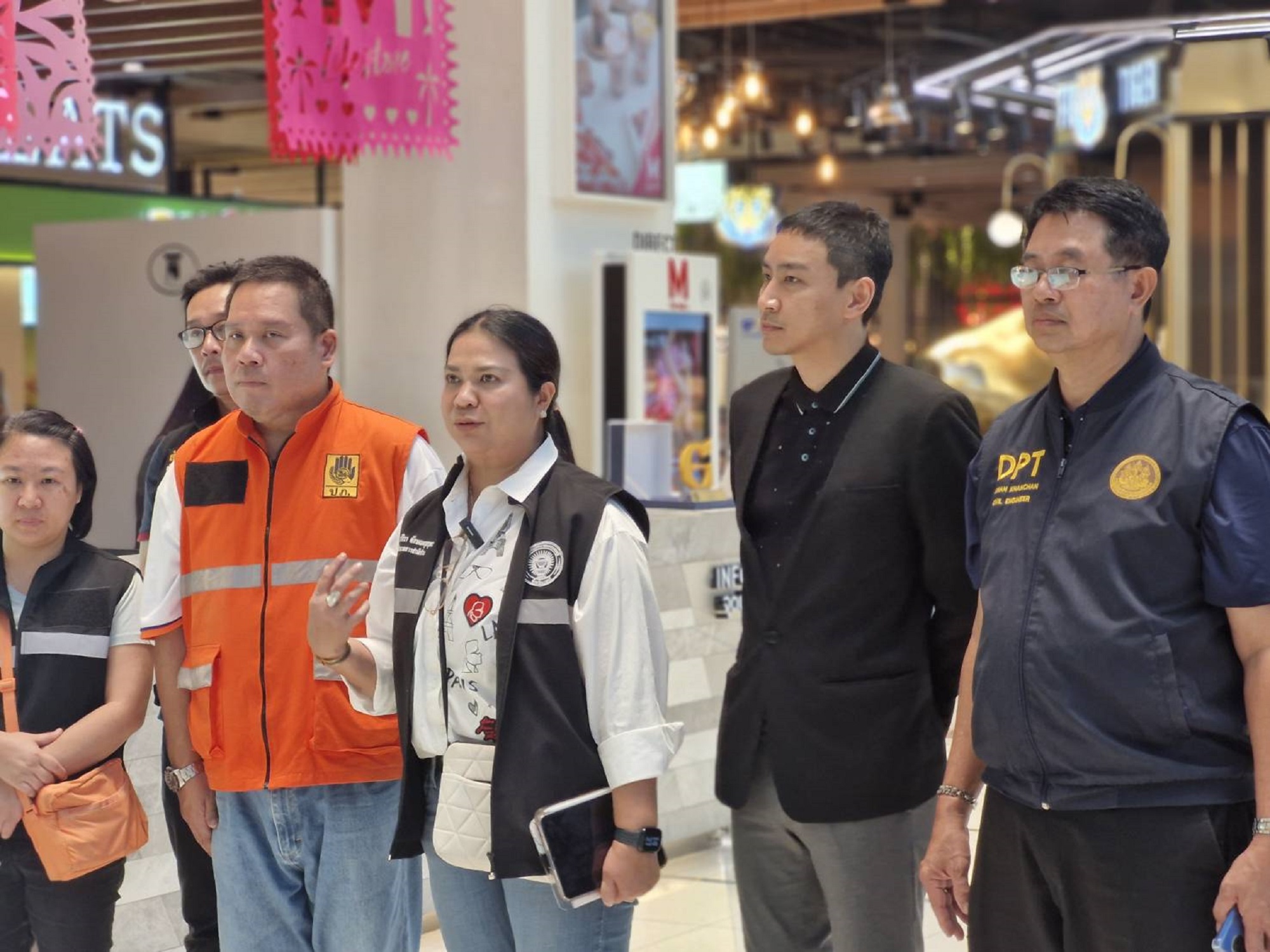 กลุ่มเดอะมอลล์ ระดมทีมวิศวกร ประสานภาครัฐ  ร่วมตรวจสอบโครงสร้างอาคารต่อเนื่อง