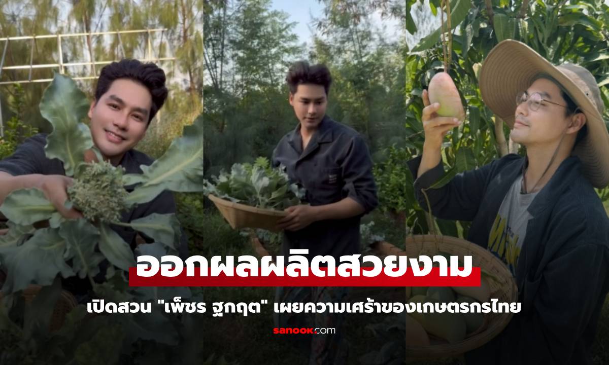 เปิดสวน "เพ็ชร ฐกฤต" ออกผลผลิตสวยงามมาก เผยความเศร้าของเกษตรกรไทย