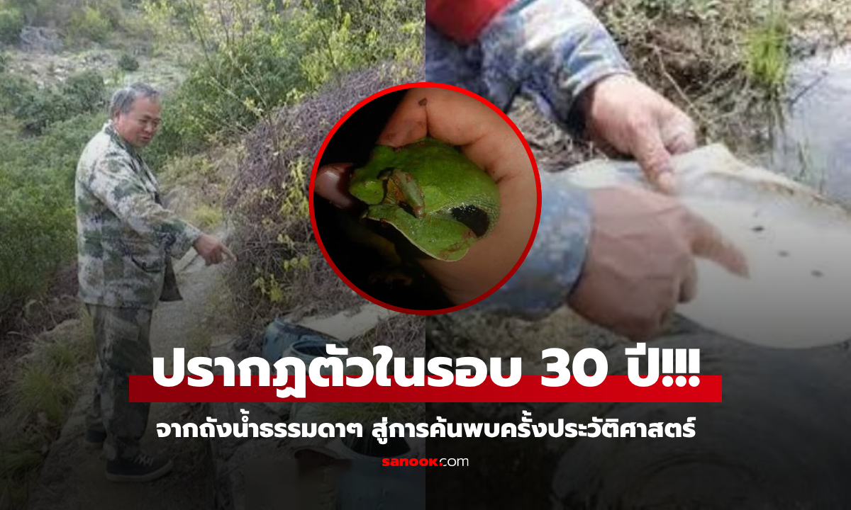 ได้ยินเสียงแปลกๆ ในถังน้ำ ตะลึงพบสัตว์ที่ “คิดว่าสูญพันธุ์” ไปกว่า 30 ปี ออกมาเผยโฉม!
