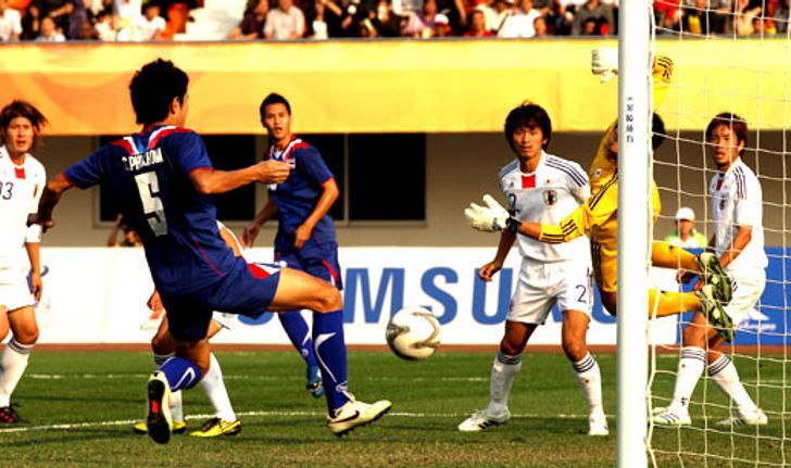ไทยพ่ายญี่ปุ่น0-1ร่วงรอบ8ทีมเอเชี่ยนเกมส์