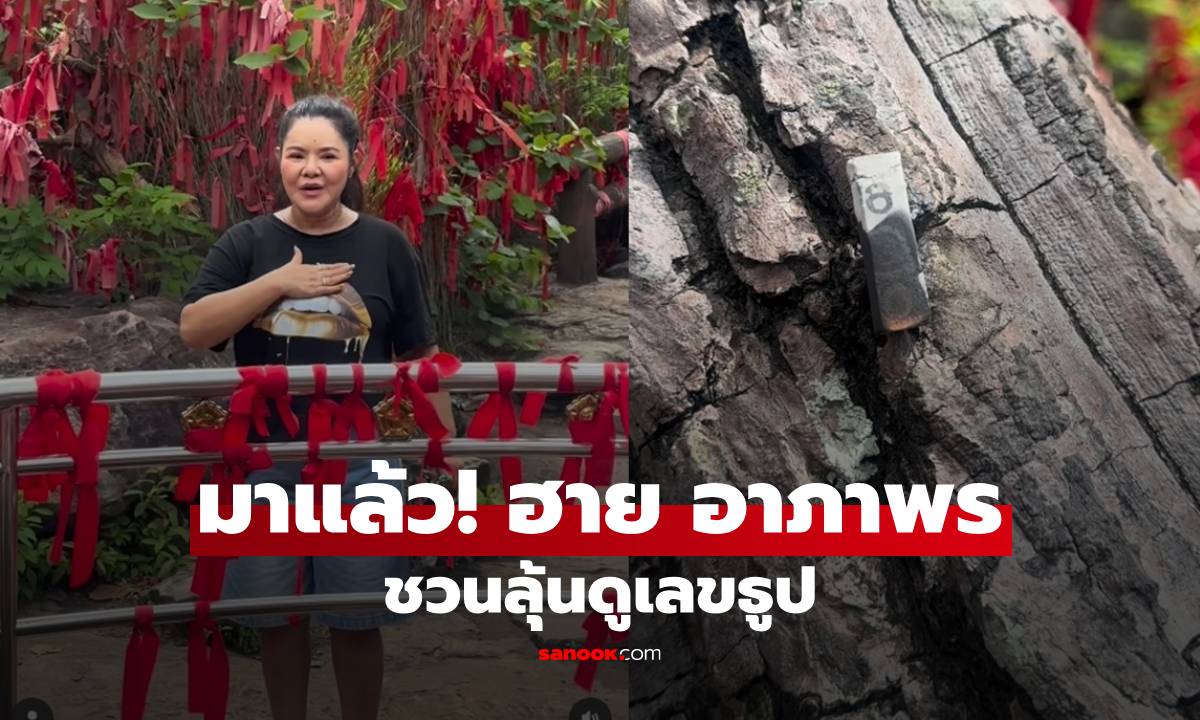 "ฮาย อาภาพร" จุดธูปให้แฟนๆ ส่องดูเลขเด็ด 3 ตัวตรง แคปชั่นชวนลุ้น