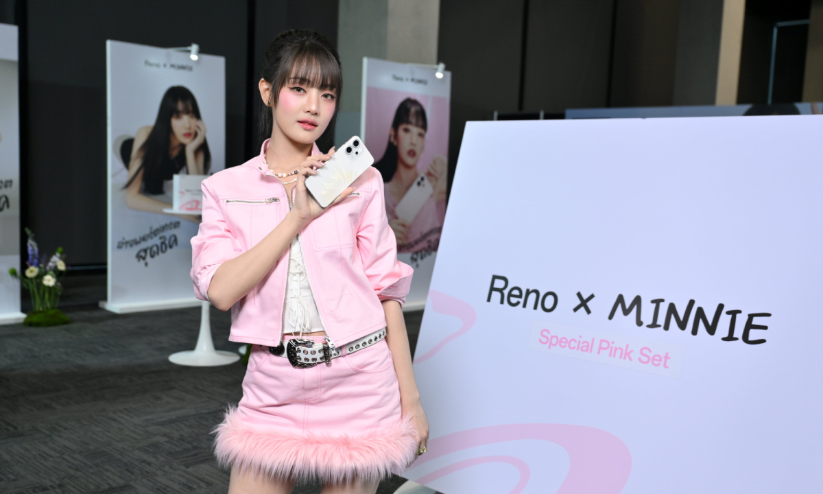 มินนี่ (G)I-DLE เปิดตัว OPPO Reno14 Series 5G กับพอร์ตเทรตชิคๆ ด้วย AI Flash สุดล้ำ