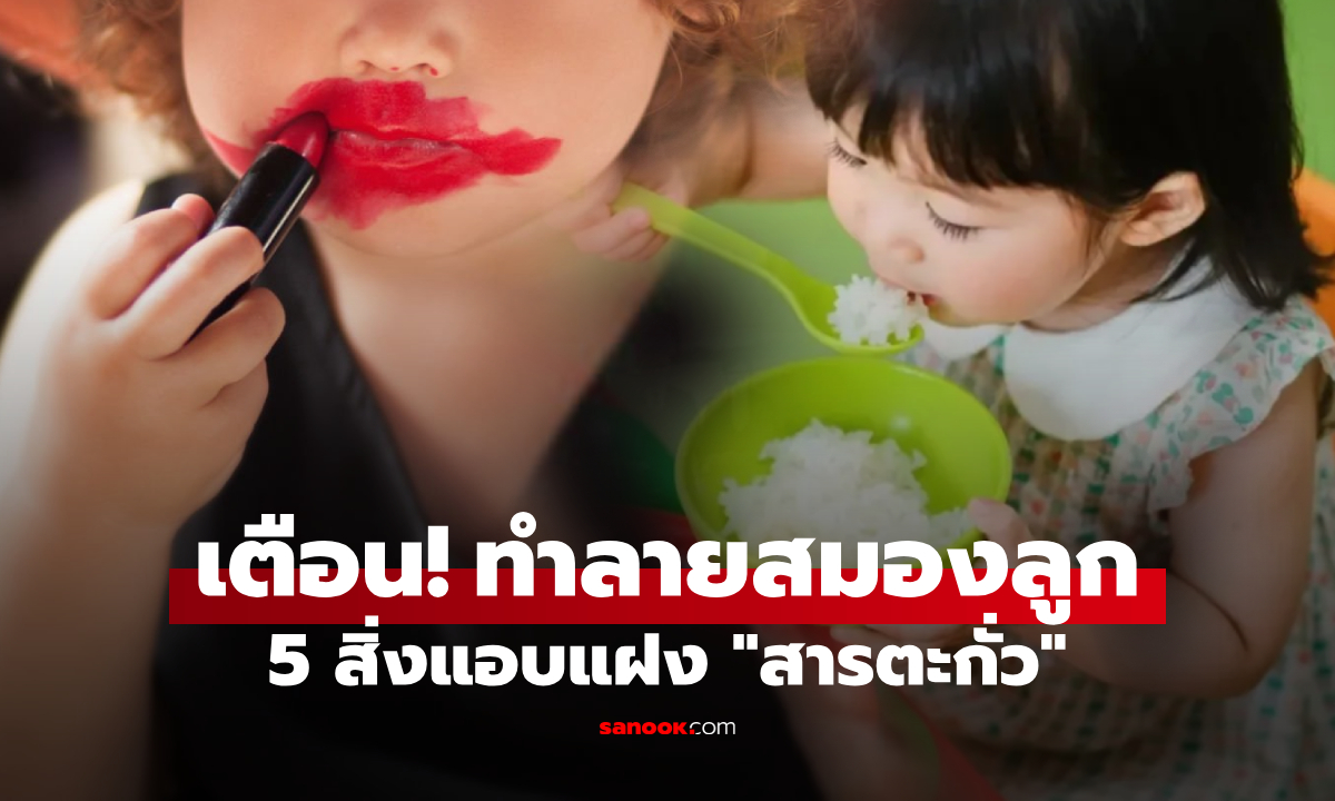 เตือนภัยเงียบ "ตะกั่ว" ไร้สี-กลิ่น แต่ทำลายสมองเด็ก พัฒนาการล่าช้า ซ่อนอยู่ 5 สิ่งในบ้าน!