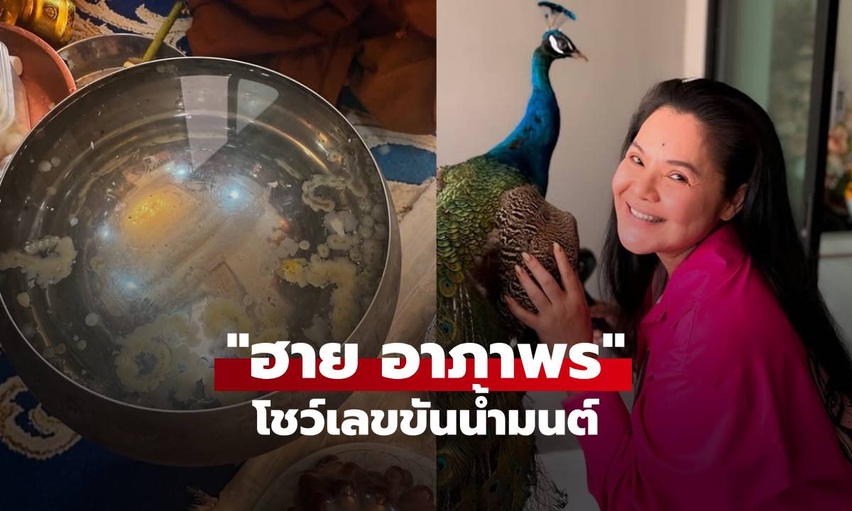 โค้งสุดท้าย! "ฮาย อาภาพร" โชว์เลขขันน้ำมนต์ เห็นชัดมาก!