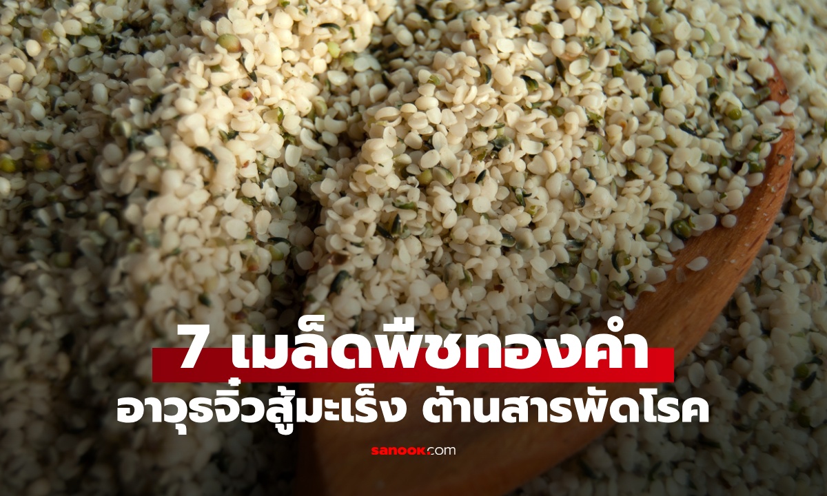 7 เมล็ดพืชล้ำค่า อาวุธจิ๋วสู้สารพัดโรค ต้านมะเร็ง ของกินเล่นประโยชน์มหาศาล