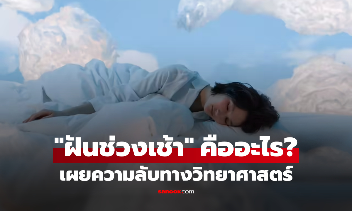 "ความฝันช่วงเช้า" คืออะไร? เผยนัยสำคัญ พร้อมเทคนิคจำฝันชัด ความลับทางวิทยาศาสตร์!