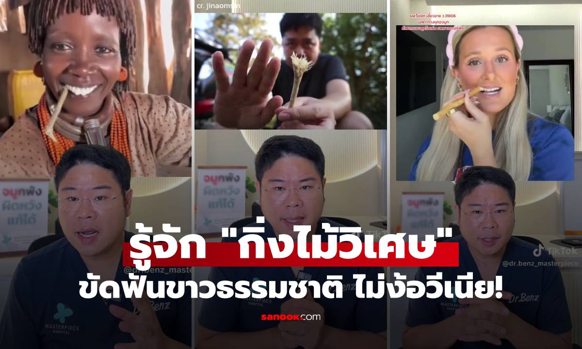 หมอเฉลย "กิ่งไม้วิเศษ" ขัดๆ เคี้ยวๆ ฟันขาวธรรมชาติ คือต้นอะไร เมืองไทยมีปลูกไหม?