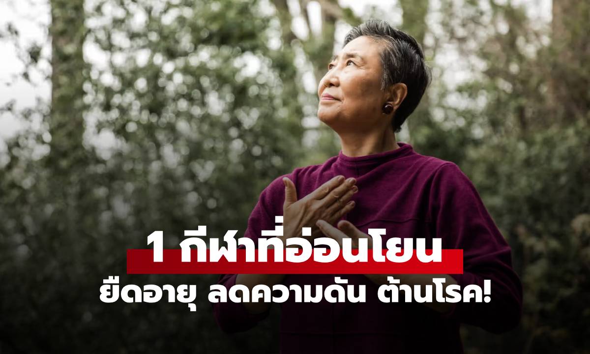 ฮาร์วาร์ดยอมรับ 1 กีฬาที่อ่อนโยน แต่เป็น “กุญแจทอง” สู่การยืดอายุ ลดความดัน ต้านหลายโรค!