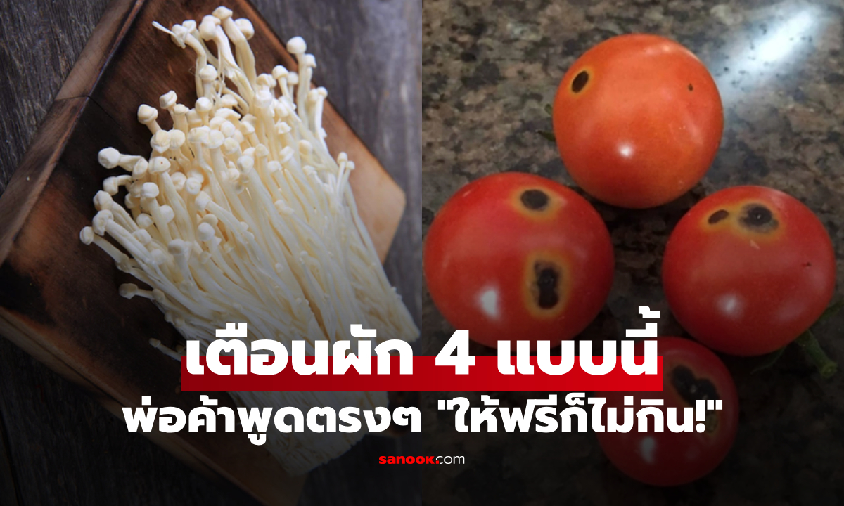 พ่อค้าพูดตรงๆ ผัก 4 อย่าง “ให้ฟรีก็ไม่กิน” เตือนลูกค้ารู้ให้ทัน อย่าหลงซื้อเพราะราคาถูก!!