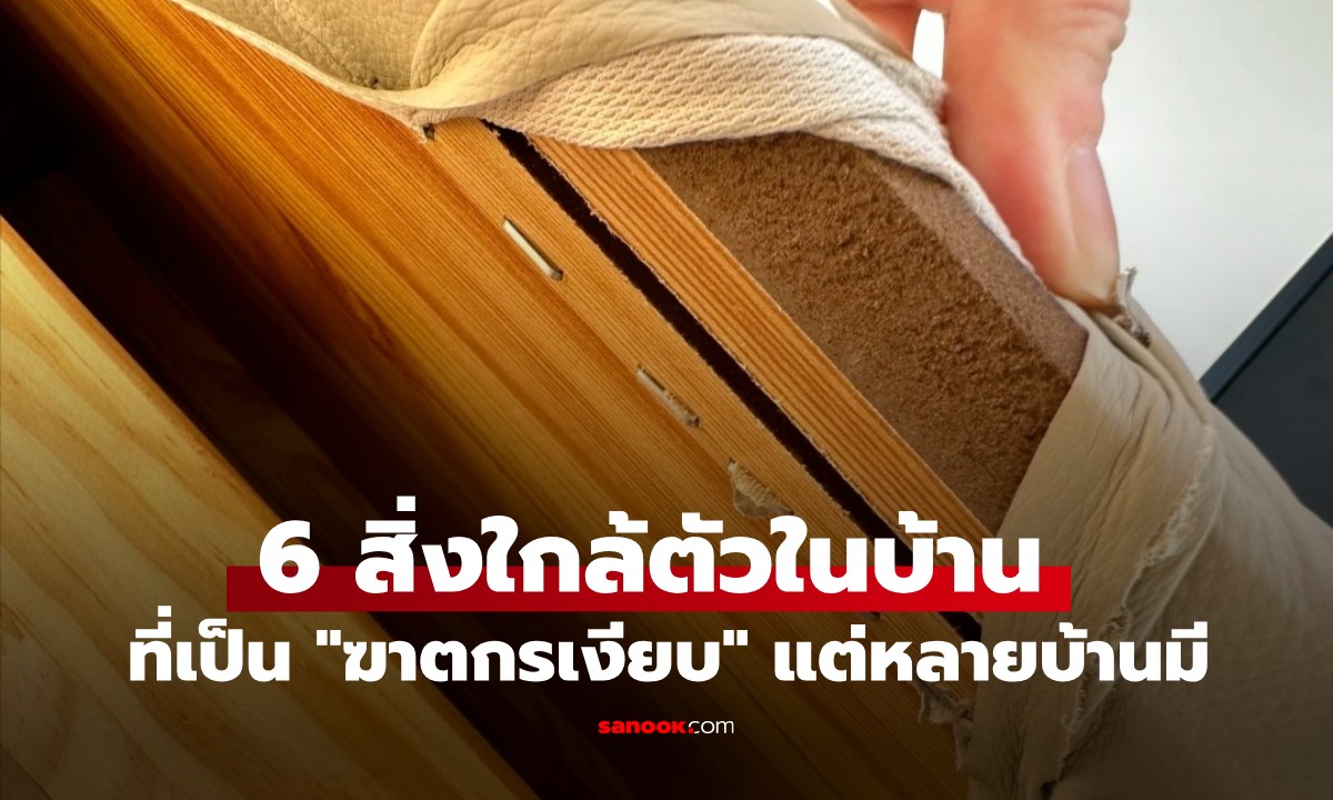 กูรูเตือน! 6 สิ่งใกล้ตัวในบ้าน ที่เป็น "ฆาตกรเงียบ" แฝงโรคร้ายและบั่นทอนอายุทุกวัน