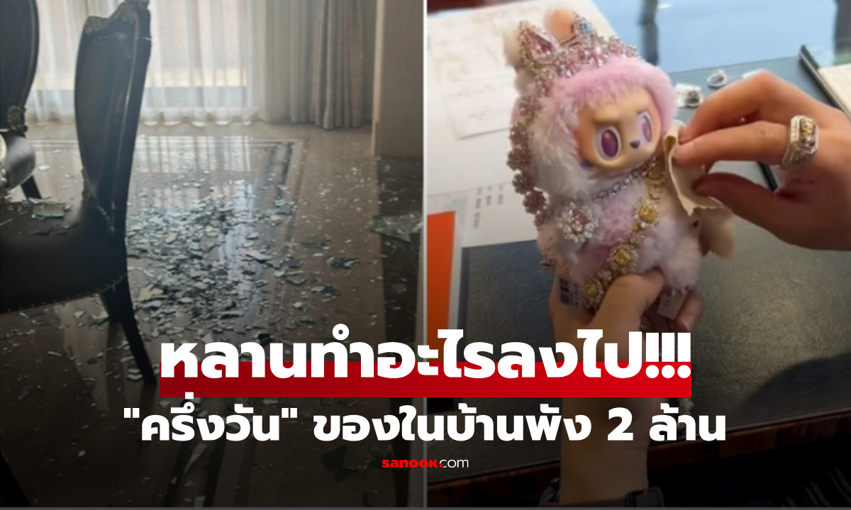 หลานมาเล่นที่บ้าน "ครึ่งวัน" ทำของพัง 2 ล้าน โซเชียลเห็นแล้วช็อกถาม พ่อแม่ชดใช้ไหม?
