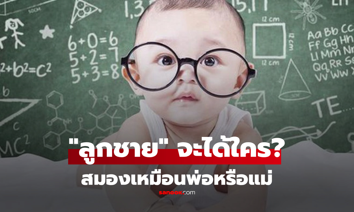 "ลูกชาย" จะได้รับ IQ จากพ่อหรือแม่? แพทย์เฉลยคำตอบ ไขปริศนามรดกความฉลาด!