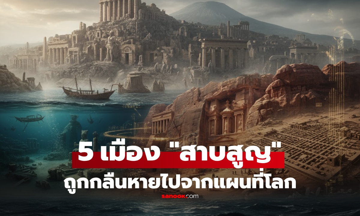เปิดชื่อ 5 เมืองโบราณ เคยรุ่งเรืองสุดขีด ก่อน "ถูกกลืนหาย" จากแผนที่โลก ในช่วงเวลาหนึ่ง!