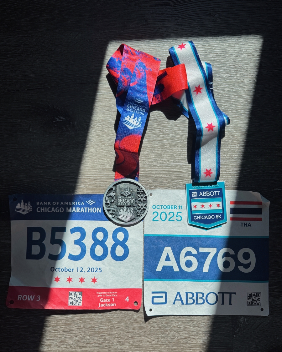เต้ย พงศกร - Chicago Marathon 2025