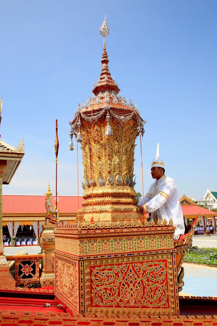 ภาพจากงานพระราชพิธี พระราชทานเพลิงพระศพ สมเด็จพระเจ้าพี่นางเธอ เจ้าฟ้ากัลยาณิวัฒนา  กรมหลวงนราธิวาสราชนครินทร์