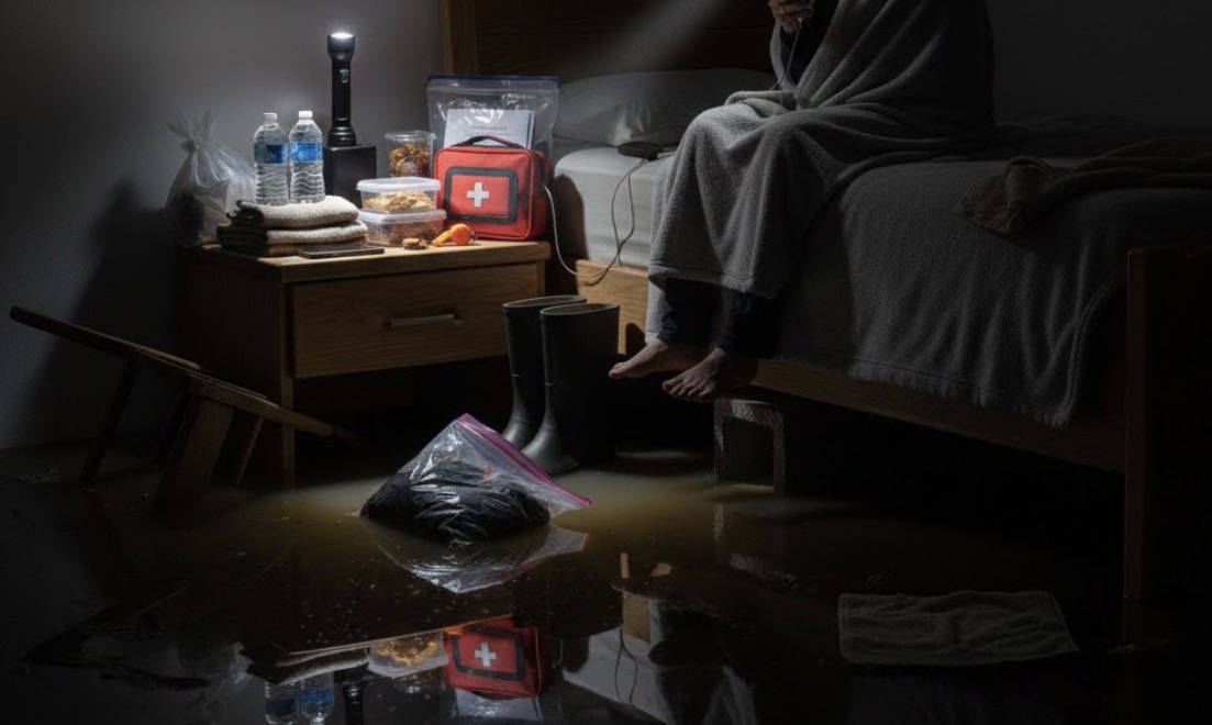 #น้ำท่วม เช็กลิสต์ 12 ของใช้จำเป็น ที่ควรมีติดไว้ในห้องนอน