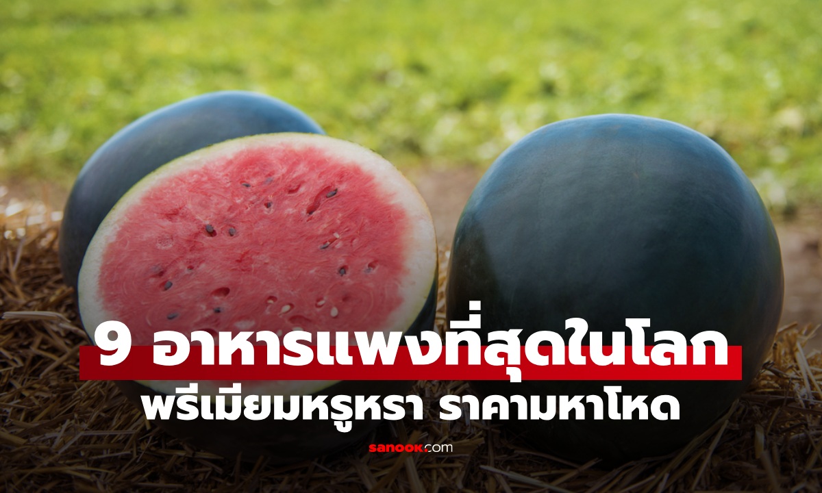 9 อาหาร "แพงที่สุดในโลก" วัตถุดิบหายาก เมนูพรีเมียม ราคามหาโหด!