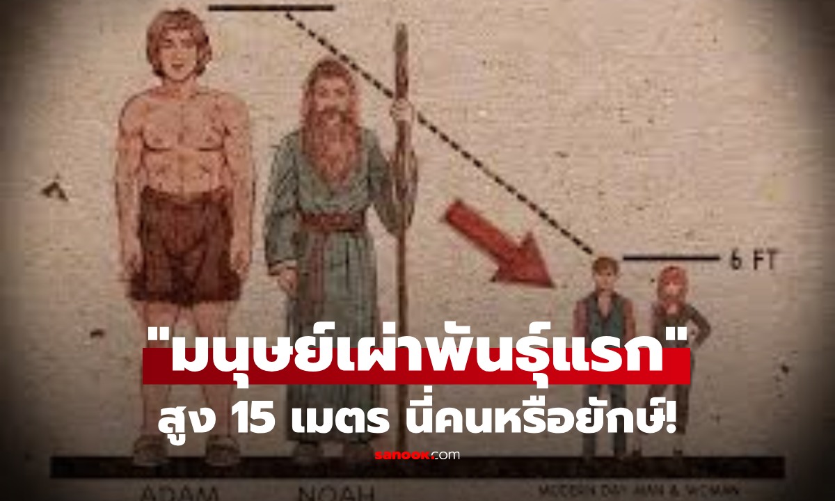 เปิดหลักฐานไขปริศนา "มนุษย์คู่แรก" ใหญ่ยักษ์กว่า 15 เมตร จริง หรือแค่ตำนาน