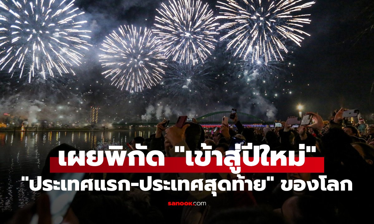 รู้หรือไม่? เผยชื่อ "ประเทศแรก" และ "ประเทศสุดท้าย" ของโลก ที่ได้ฉลองวันปีใหม่ 2026