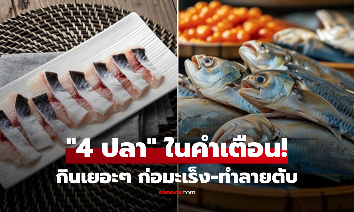 WHO เตือนแล้วนะ 4 ปลาที่ "อย่ากินมาก" ถ้าไม่อยากเสี่ยงมะเร็ง ตับถูกทำลายไม่รู้ตัว!!
