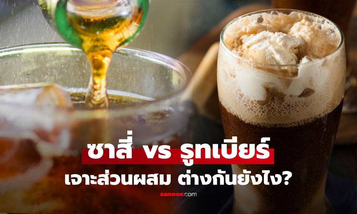 เจาะส่วนผสม ซาสี่ vs รูทเบียร์ ต่างกันยังไง ทำจากอะไร ทำไมดื่มแล้วนึกถึง "ยาหม่อง"
