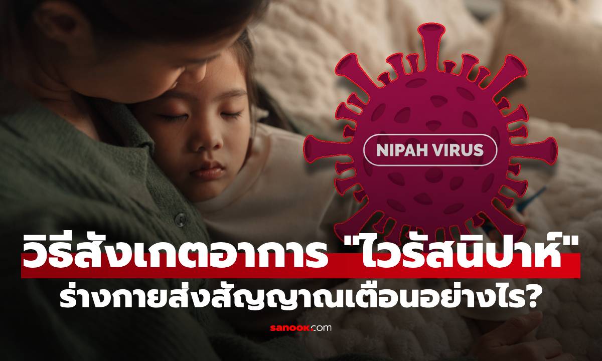 วิธีสังเกตอาการ "ไวรัสนิปาห์" ร่างกายส่งสัญญาณเตือนอย่างไรถ้าเราติดเชื้อ?