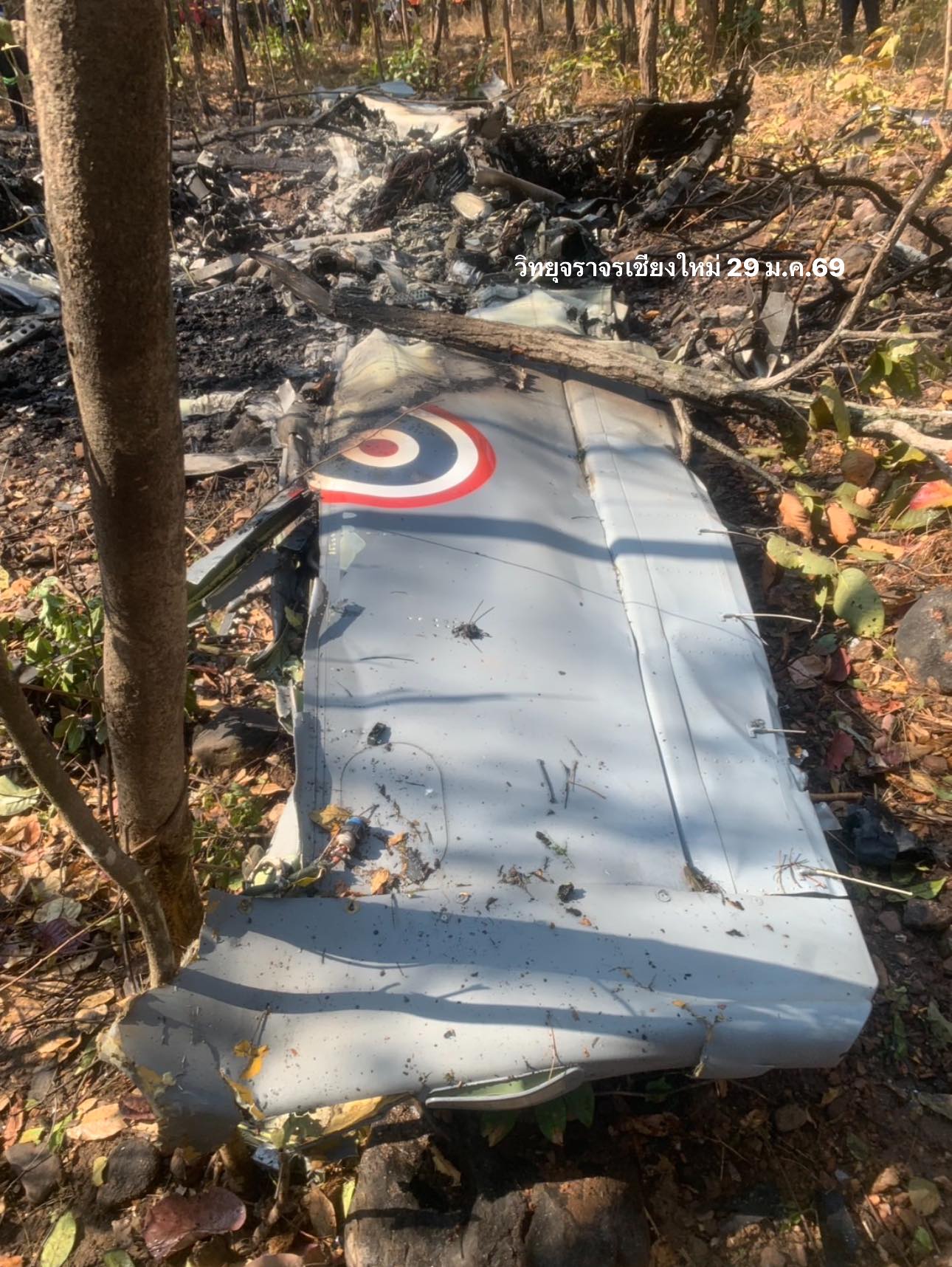 เครื่องบิน at-6-เครื่องบินตกจอมทอง