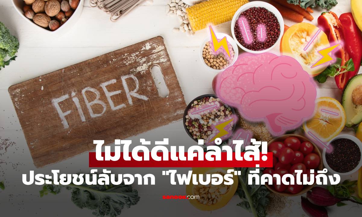 ไม่ได้ดีแค่ลำไส้! งานวิจัยเผยประโยชน์ลับจาก "ไฟเบอร์" ที่หลายคนคาดไม่ถึง