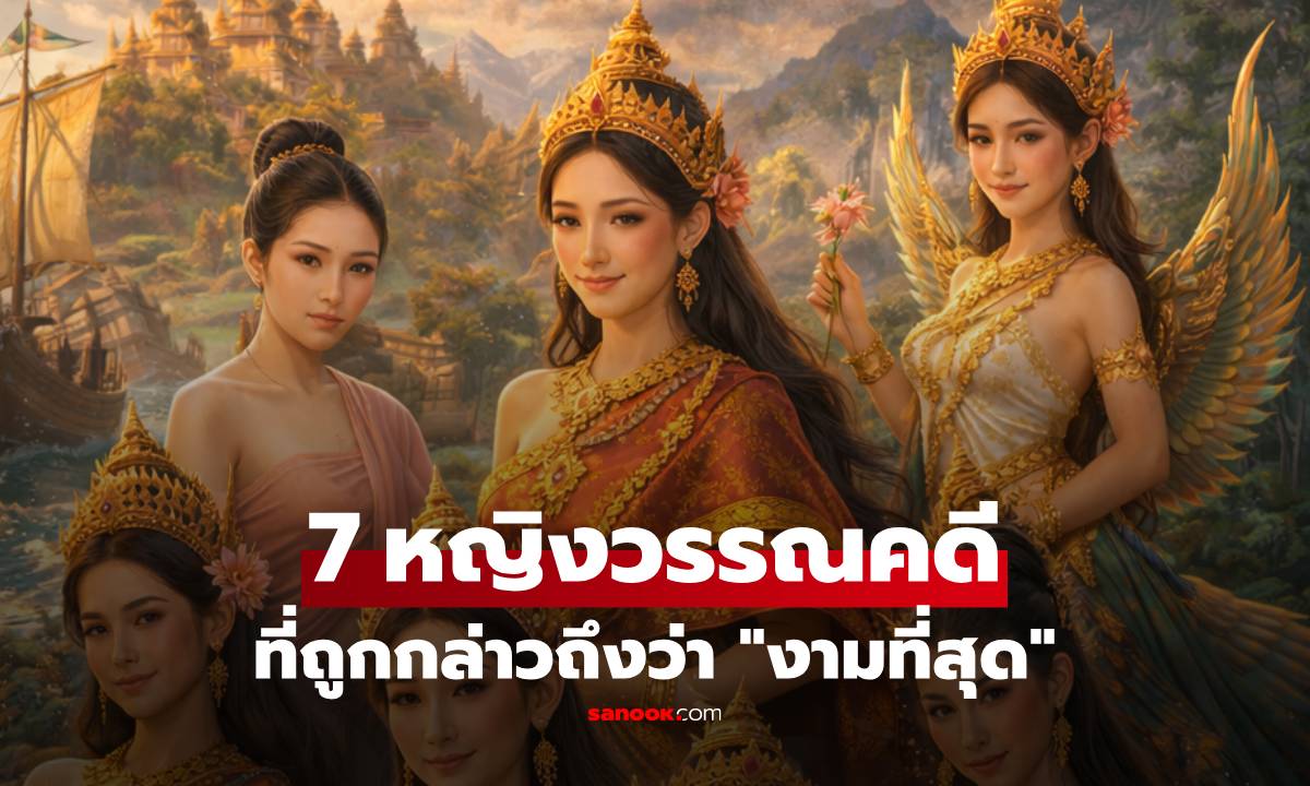 เปิดชื่อ 7 หญิงงาม ที่ถูกกล่าวว่า "สวยที่สุด" ในวรรณคดีไทย คุณให้ใครอันดับ 1