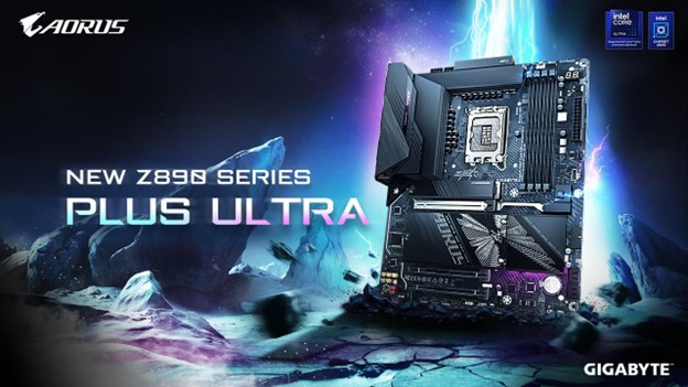 GIGABYTE เปิดตัวเมนบอร์ดซีรีส์ Z890 Plus รองรับ Intel® Core™ Ultra 200S Plus และเทคโนโลยี CQDIMM