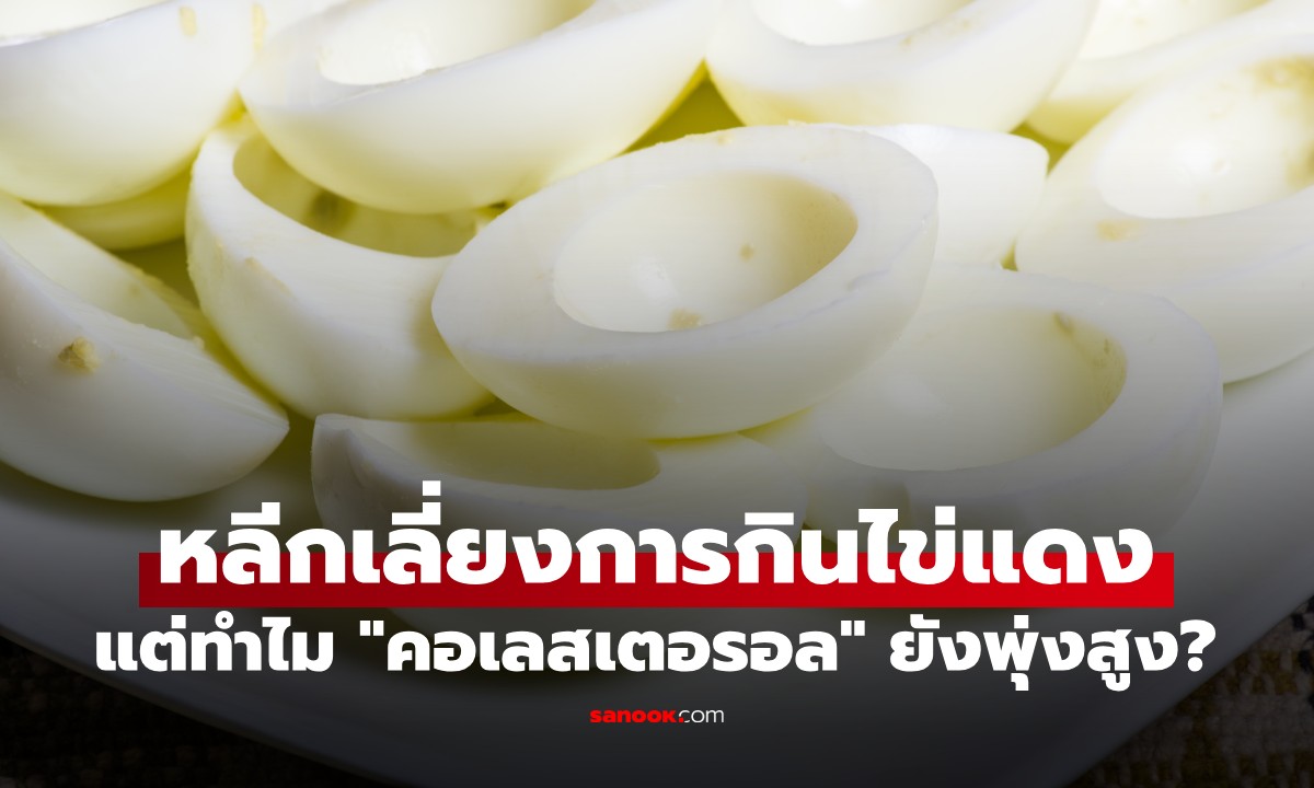 งดไข่แดงแต่ "คอเลสเตอรอล" ยังพุ่งสูง? กูรูเผย 2 ตัวการร้ายที่หลายคนมองข้าม