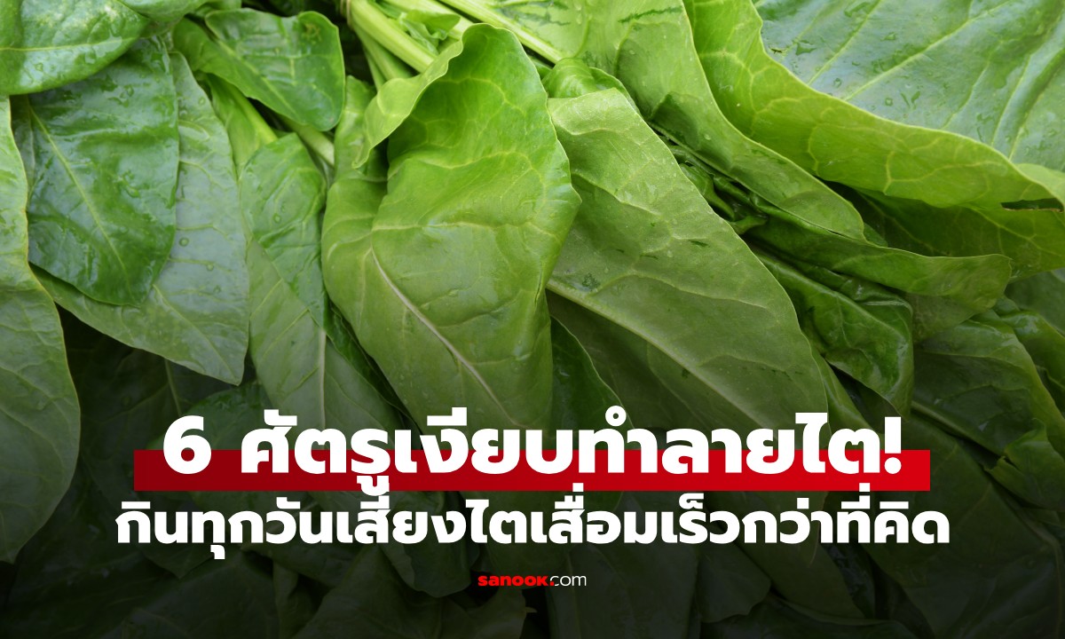 6 ศัตรูเงียบทำลายไต! อันตรายกว่าเหล้าเบียร์ หลายคนกินทุกวันโดยไม่รู้ตัว