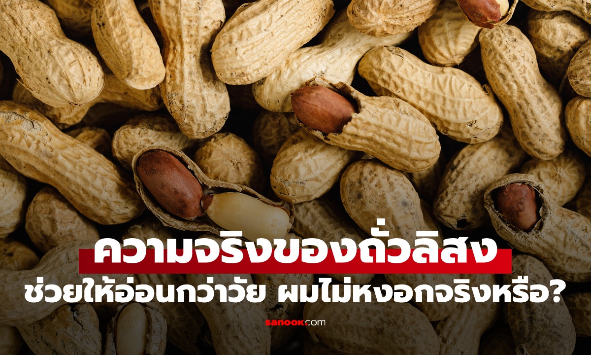 "ถั่วลิสง" กินวันละกำมือ ช่วยให้อ่อนกว่าวัย-ผมไม่หงอก จริงหรือไม่? นักโภชนาการมีคำตอบ