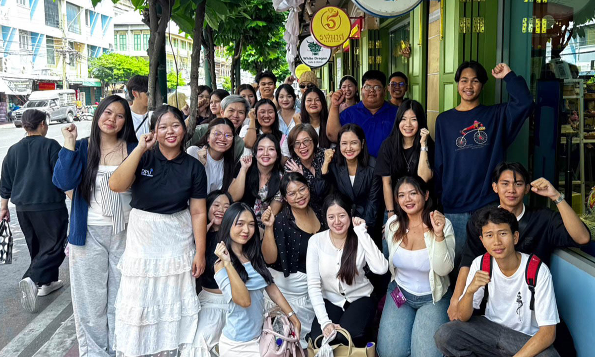 CIBA DPU พานักศึกษาการตลาดดิจิทัลลุย Culture Connex เยาวราช ฝึกคิด–ทำคอนเทนต์เชิงกลยุทธ์สู่ตลาดจริง