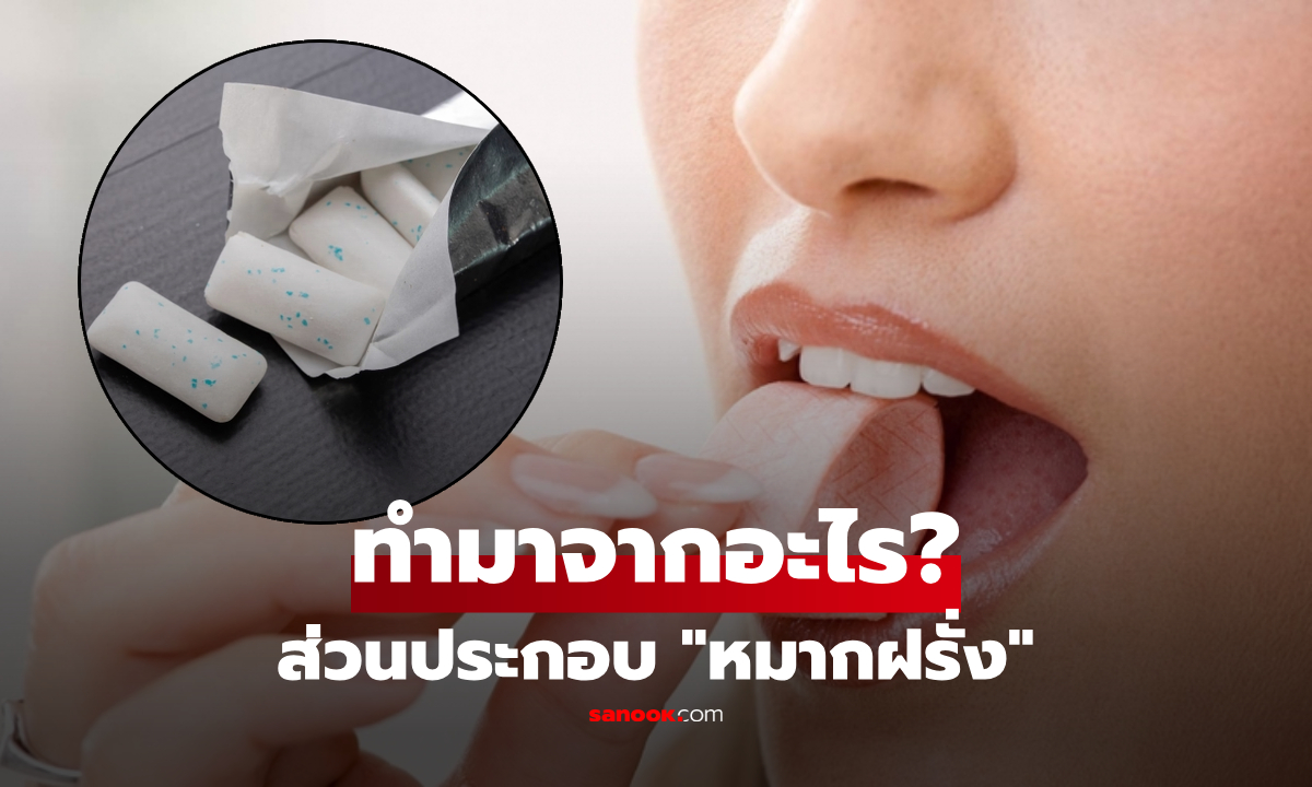 หมากฝรั่งทำมาจากอะไร? เคี้ยวเพลินทั้งวันอันตรายไหม? เปิดส่วนประกอบที่ต้องรู้!