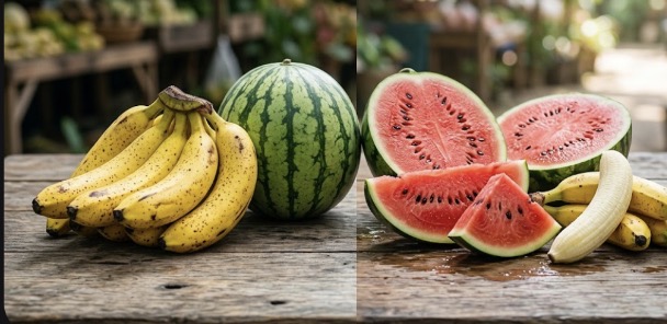 กล้วย vs แตงโม อะไรกินอ้วนกว่ากัน? เฉลยตัวเลขที่คนคุมอาหารต้องตกใจ