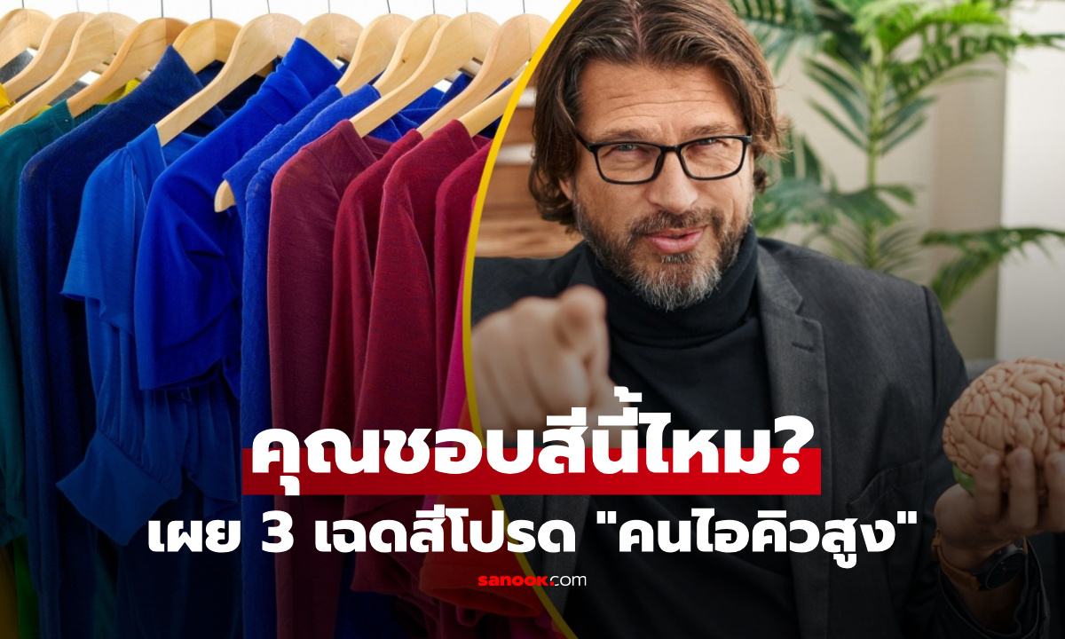 คุณชอบไหม? จิตวิทยาเผย 3 เฉดสีโปรด "คนไอคิวสูง" ทึ่ง สัมพันธ์กับระดับสติปัญญา!