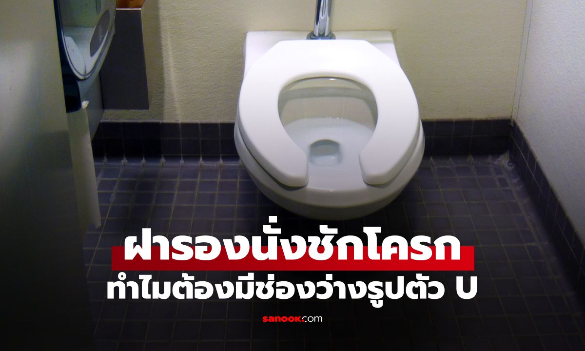ฝารองนั่งชักโครกสาธารณะ ทำไมมีช่องว่างด้านหน้า เปิดเหตุผลจริงไม่ใช่แค่ดีไซน์?