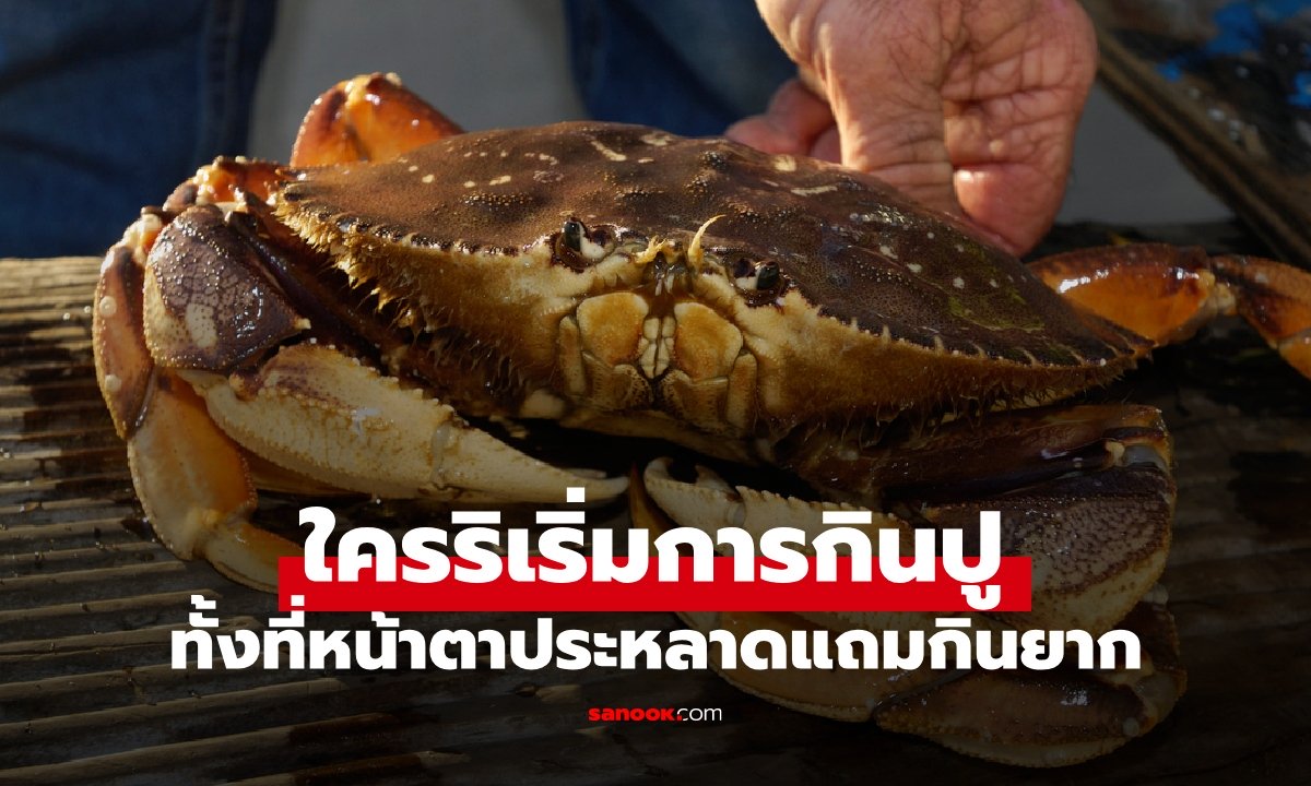 ใครเป็นผู้ริเริ่มการกิน "ปู" หน้าตาประหลาดแถมกินยาก เปิดเมนูแรกในประวัติศาสตร์