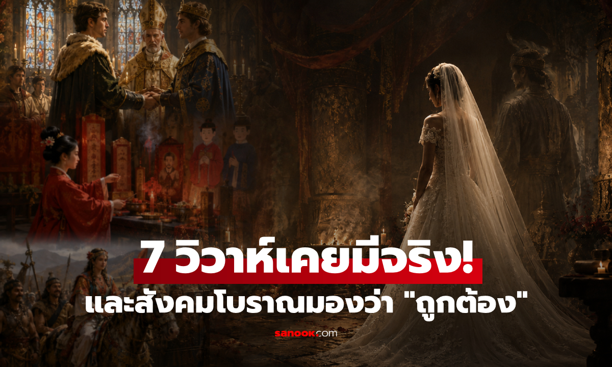 เปิด 7 ธรรมเนียมแต่งงานโบราณ ชวนขนลุกแต่เคยถูกมองว่า "ถูกต้อง" ในสังคมนั้น