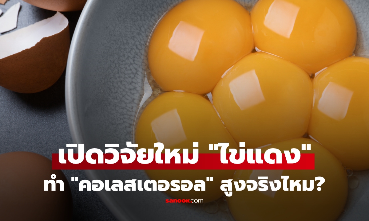 "ไข่แดง" ทำให้ "คอเลสเตอรอล" สูงขึ้นจริงหรือ? เปิดผลวิจัยใหม่ กินวันละกี่ฟองดีที่สุด