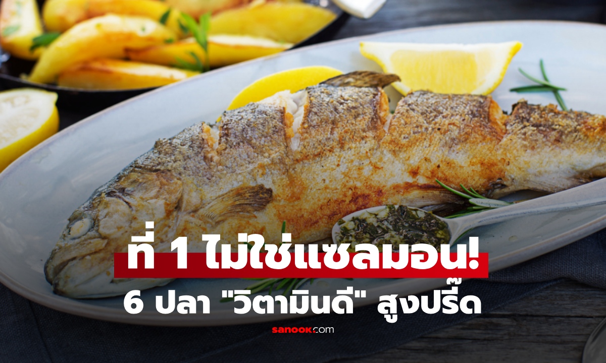 แซลมอนไม่ใช่ที่1! เปิดชื่อ 6 ปลา "วิตามินดี" สูงปรี๊ด แถมโอเมก้า3-ไขมันดีแบบจุกๆ