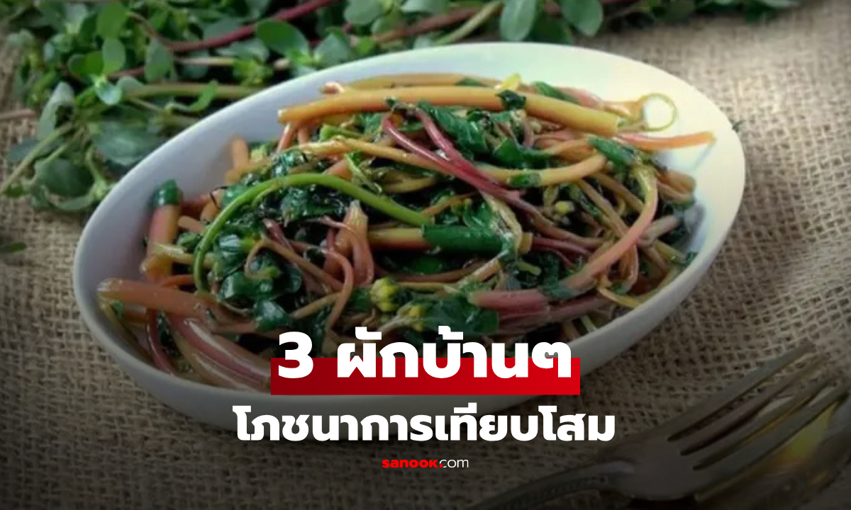 3 ผักบ้านๆ คุณค่าดี ถูกยกให้ "บำรุงร่างกายเหมือนโสม" ชนิดแรกขึ้นเองตามธรรมชาติ!
