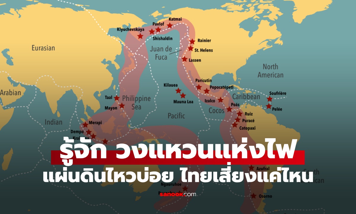 วงแหวนแห่งไฟ คืออะไร? ทำไมแผ่นดินไหวบ่อย ประเทศไหนโดนบ้าง ไทยเสี่ยงแค่ไหน
