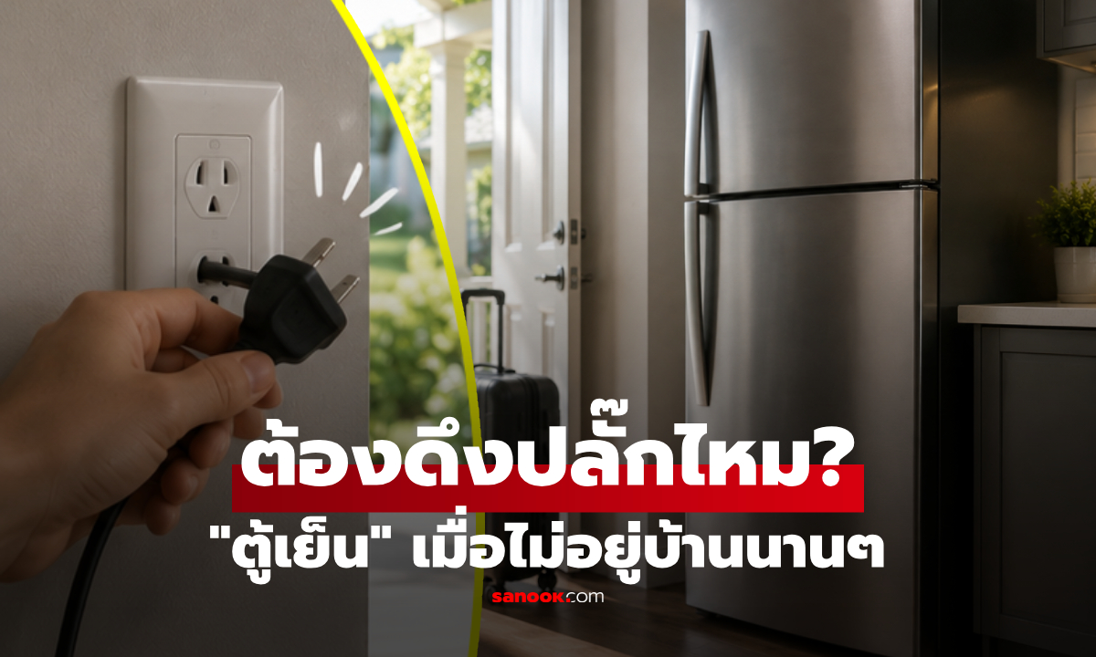 ไม่อยู่บ้านนาน ควร "ถอดปลั๊กตู้เย็น" ไหม? เผยทริคเปิดระบบหมุนเวียน ทำผิดๆ ระวังพังซ่อมไม่ได้
