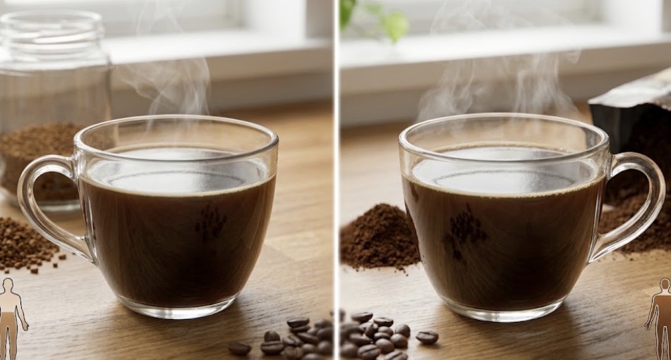 กาแฟผงสำเร็จรูป vs กาแฟบด แบบไหนคาเฟอีนเยอะกว่ากัน? กูรูมีคำตอบ!