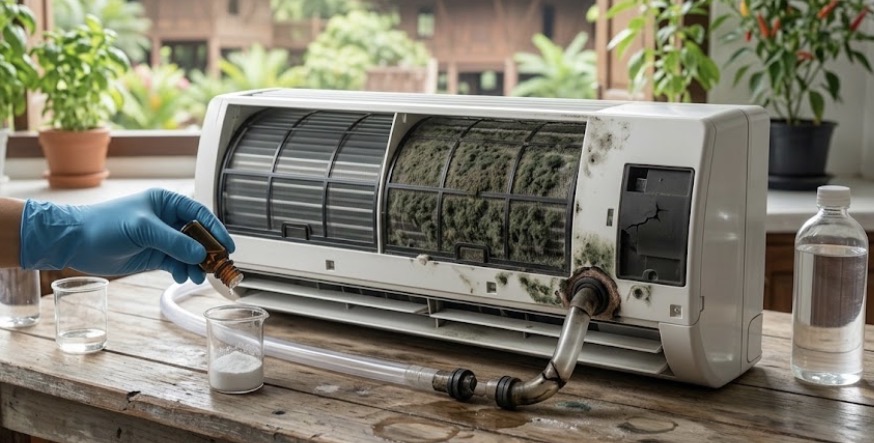 Hitachi แจกสูตรดูแลแอร์ด้วย ‘น้ำส้มสายชู’ สะอาด ปลอดภัย ไม่ทำลายเครื่อง!