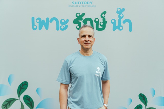 นายโอเมอร์ มาลิค ประธานเจ้าหน้าที่บริหาร ซันโทรี่ เบเวอเรจ แอนด์ ฟู้ด ประเทศไทยและอินโดไชน่า